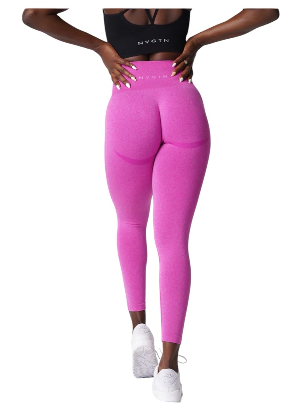NVGTN Seamless Contour Leggings in Magenta Pink Size XS